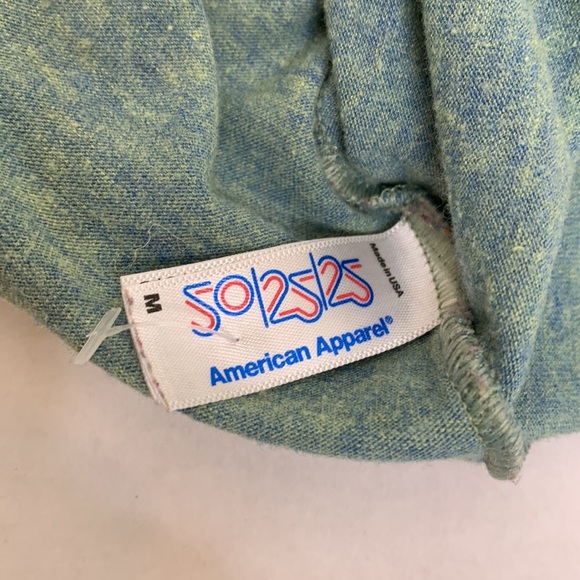 American Apparel | Eco-Friendly 100% Natural Racerback Tank Top Flower Power - Picture 6 of 8